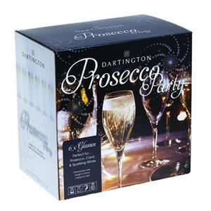 Dartington Prosecco Glass Party 6 Pack